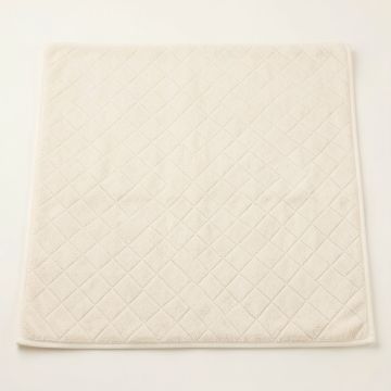 Ridge Edge Bath Mat - Ivory (synthetic illustration; no displayed measurements)