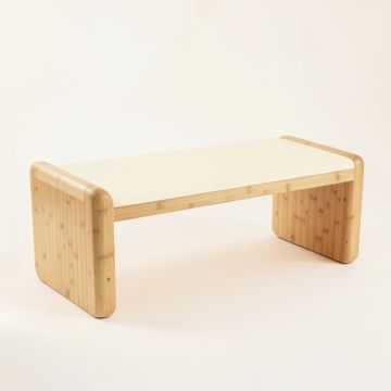 Moss Dale Indoor Bench - Cream (synthetic illustration; no displayed measurements)