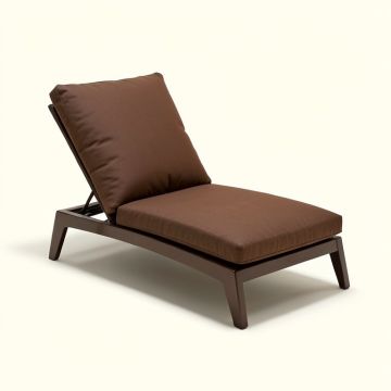 Island Estate Lanai Reclining Chaise Lounge With Cushion (synthetic illustration; no displayed measurements)