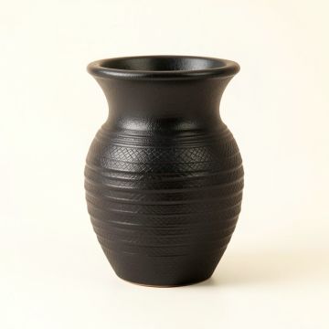 Heath Bend Empty Decorative Vase - Black (synthetic illustration; no displayed measurements)