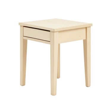 Laurel Edge Side Table - Ivory (synthetic illustration; no displayed measurements)