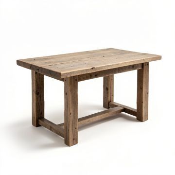 Rustic Dining Table (synthetic illustration; no displayed measurements)