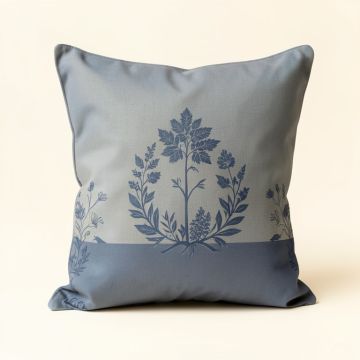 Meditation Gardens Printed Pillow (synthetic illustration; no displayed measurements)