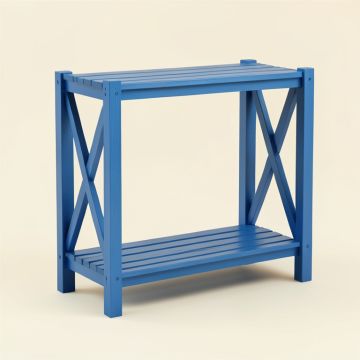Moss Branch Empty Seed-Starting Shelving Unit Without Lights - Blue (synthetic illustration; no displayed measurements)