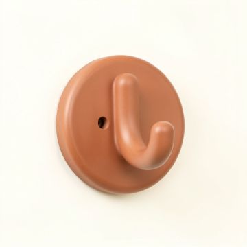 Fern Arc Wall-Mounted Robe Hook (synthetic illustration; no displayed measurements)