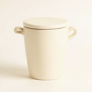 Sage Bluff Storage Canister With Lid - Cream (synthetic illustration; no displayed measurements)