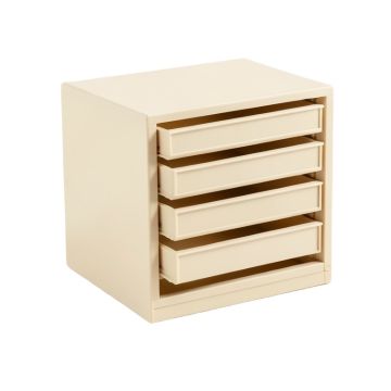 Brook Crest Small-Parts Storage Drawer Cabinet - Beige