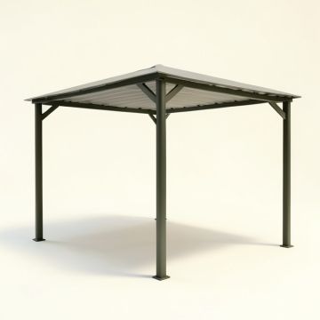 Verwood 10 Ft. W X 10 Ft. D Vinyl Pergola (synthetic illustration; no displayed measurements)