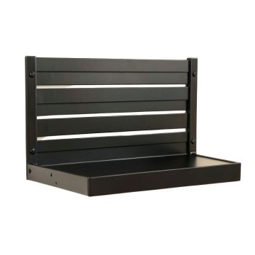 Dune Crossing Wall-Mounted Entryway Organizer Shelf - Black