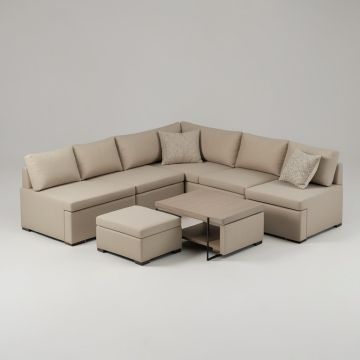 Eckfried Modular Outdoor Seating Set (synthetic illustration; no displayed measurements)