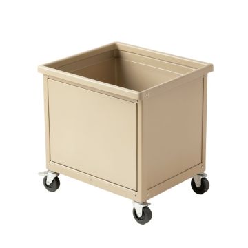 Sage Crossing Empty Rolling Workshop Cart - Beige