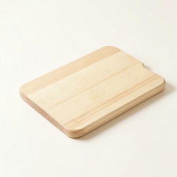 Pine Arc Cutting Board - Ivory (synthetic illustration; no displayed measurements)
