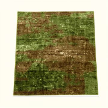 Ombre Green/Brown Area Rug (synthetic illustration; no displayed measurements)