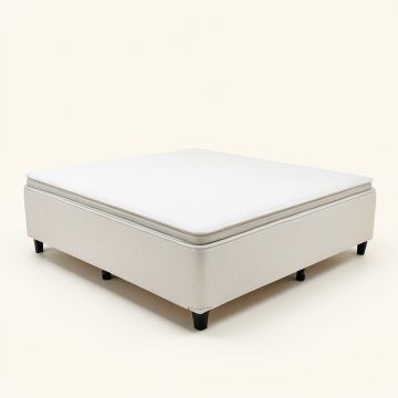 12 '' Medium Gel Memory Foam Mattress And Adjustable Base (synthetic illustration; no displayed measurements)