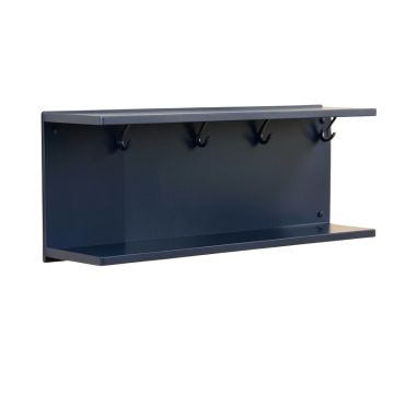 Wren Brook Wall-Mounted Entryway Organizer Shelf - Navy