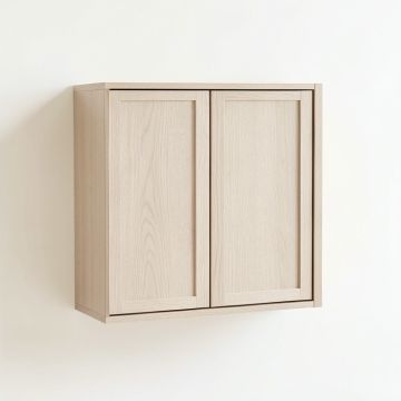 Wren Dell Wall-Mounted Entry Cabinet - Beige (synthetic illustration; no displayed measurements)