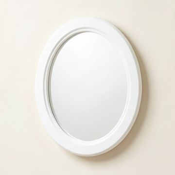 Ash Brook Framed Wall Mirror - White (synthetic illustration; no displayed measurements)