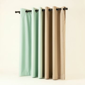 Frankin Solid Blackout Thermal Grommet Curtain Panels (synthetic illustration; no displayed measurements)