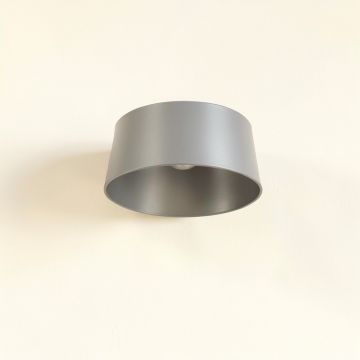 Moss Bridge Wall Sconce Mounted On A Plain Wall - Gray (synthetic illustration; no displayed measurements)