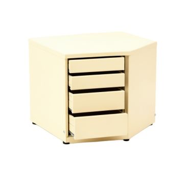Elm Brook Small-Parts Storage Drawer Cabinet - Ivory (synthetic illustration; no displayed measurements)