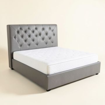 Serafina Tufted Upholstered Low Profile Platform Bed (synthetic illustration; no displayed measurements)