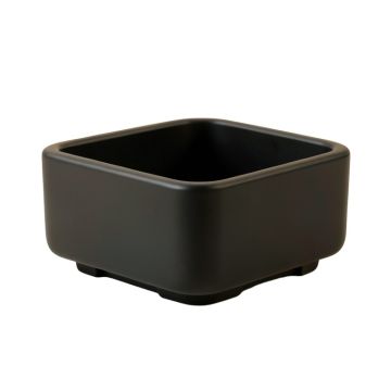 Elm Bridge Empty Railing Planter With Integral Brackets - Black