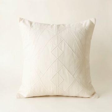 Glen Crest Filled Accent Pillow - Cream (synthetic illustration; no displayed measurements)