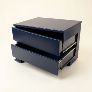 Dune Branch Small-Parts Storage Drawer Cabinet - Navy (synthetic illustration; no displayed measurements)