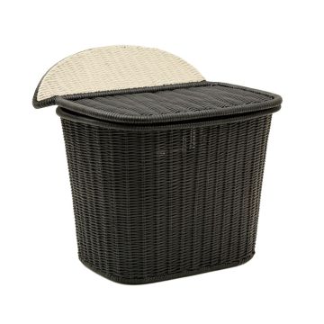 Moss Brook Laundry Hamper - Black