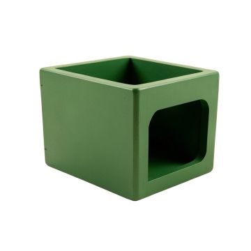 Dune Bend Empty Furniture-Style Litter Enclosure - Green
