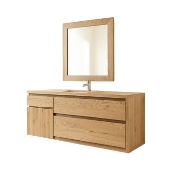 Poulos Wall Mounted Modern 18 '' Single Bathroom Vanity Set