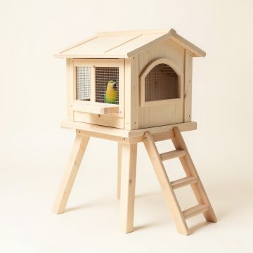 Bird Playground Parakeet Play Stand Cockatiel Play Gym Conure Perch Parrot Playstand (synthetic illustration; no displayed measurements)