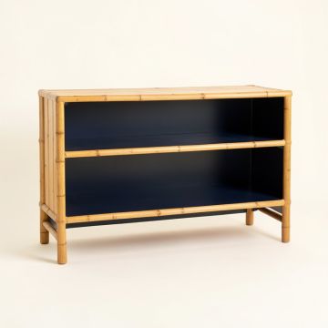 Dawn Branch Low Bookcase - Navy (synthetic illustration; no displayed measurements)