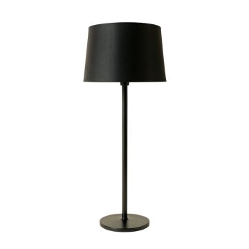 Alder Arc Floor Lamp With A Plain Fabric Shade