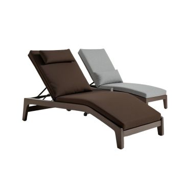 Crispin 79 '' Long Reclining Chaise Lounge Set
