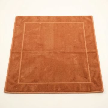 Olive Branch Bath Mat - Terracotta (synthetic illustration; no displayed measurements)