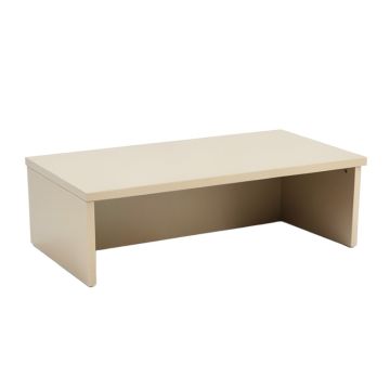 Flint Bend Desktop Monitor Riser - Beige