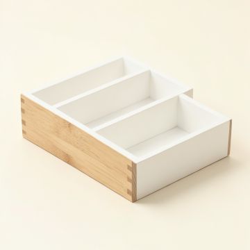 Dawn Bluff Empty Pantry Drawer Organizer Insert - White (synthetic illustration; no displayed measurements)