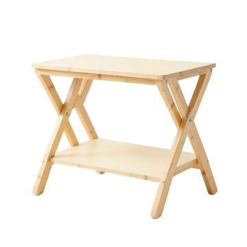 Heath Canyon Side Table - Cream