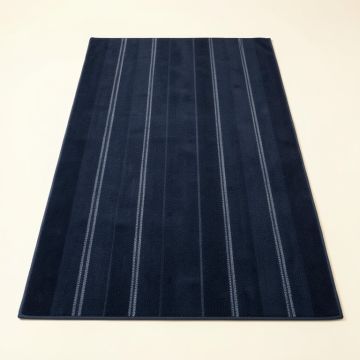 Shore Branch Rectangular Area Rug - Navy (synthetic illustration; no displayed measurements)
