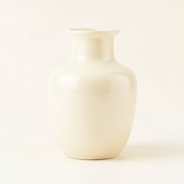 Flint Branch Empty Decorative Vase - Cream (synthetic illustration; no displayed measurements)