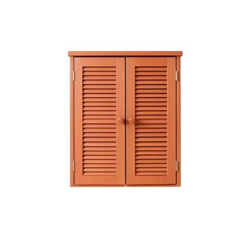 Slate Canyon Wall-Mounted Laundry Cabinet - Terracotta
