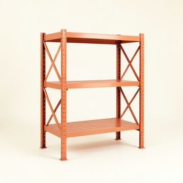 River Bend Empty Seed-Starting Shelving Unit Without Lights - Terracotta (synthetic illustration; no displayed measurements)