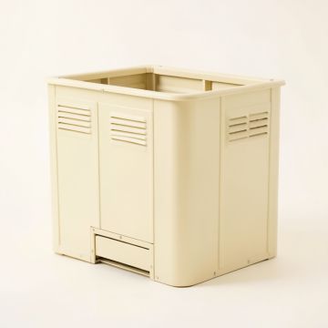 Field Bridge Closed Garden Compost Bin - Cream (synthetic illustration; no displayed measurements)