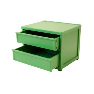 Laurel Branch Small-Parts Storage Drawer Cabinet - Green