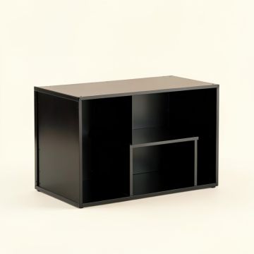 Spruce Bridge Desktop Shelving Unit - Black (synthetic illustration; no displayed measurements)