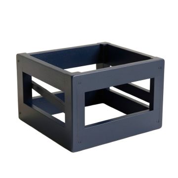 Bay Bridge Empty Furniture-Style Pet Crate - Navy