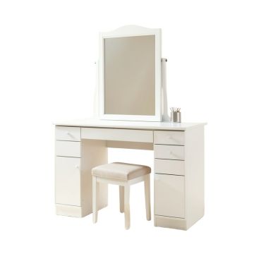 Ilani Vanity Set With Stool And Mirror