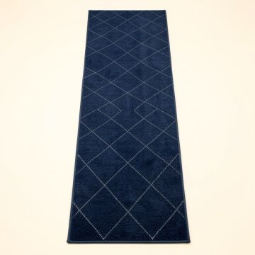 Clay Bridge Narrow Runner Rug - Navy (synthetic illustration; no displayed measurements)