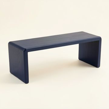 Flint Branch Indoor Bench - Navy (synthetic illustration; no displayed measurements)